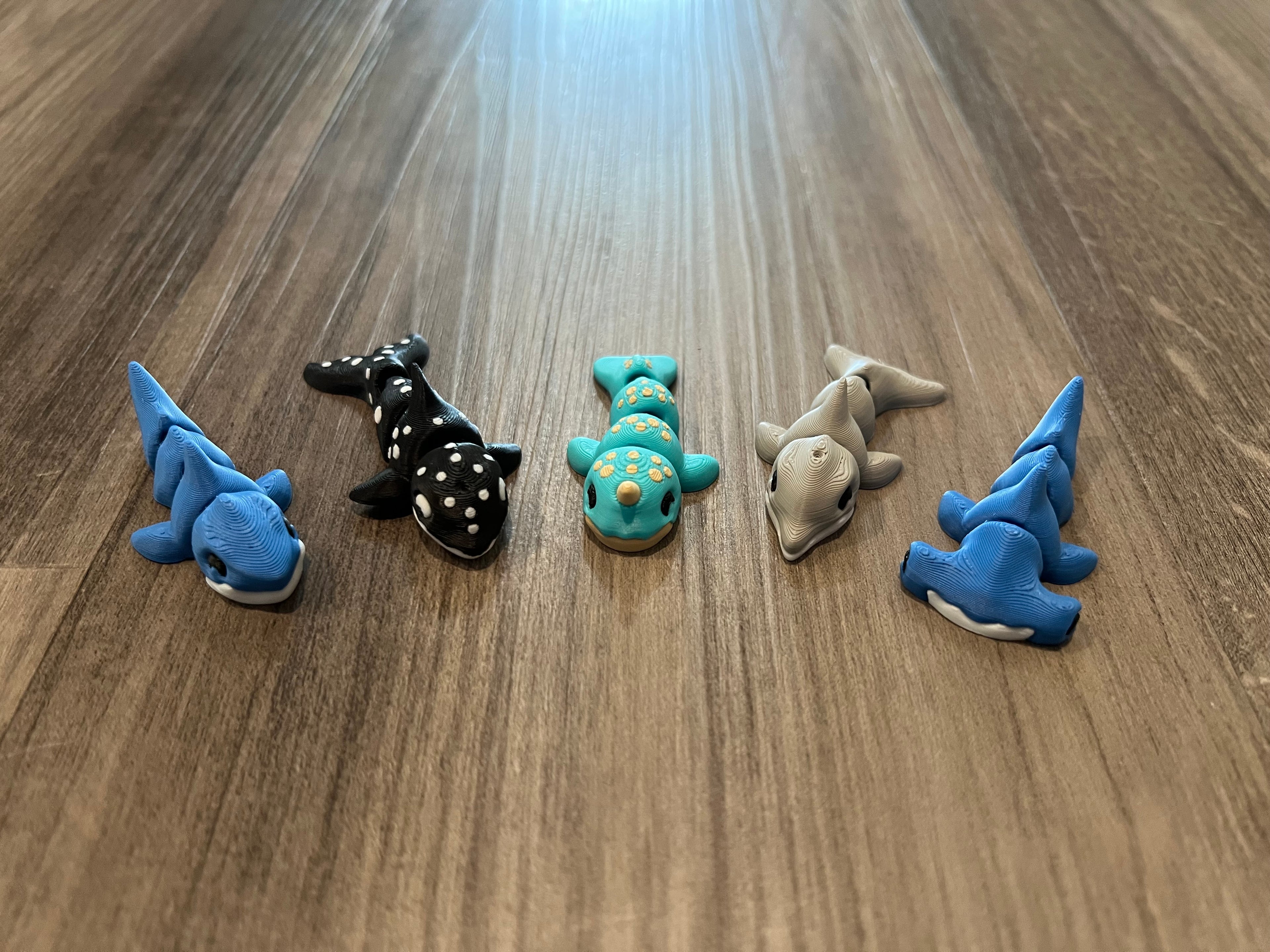Mini Articulated Sea Creatures - 3D Print