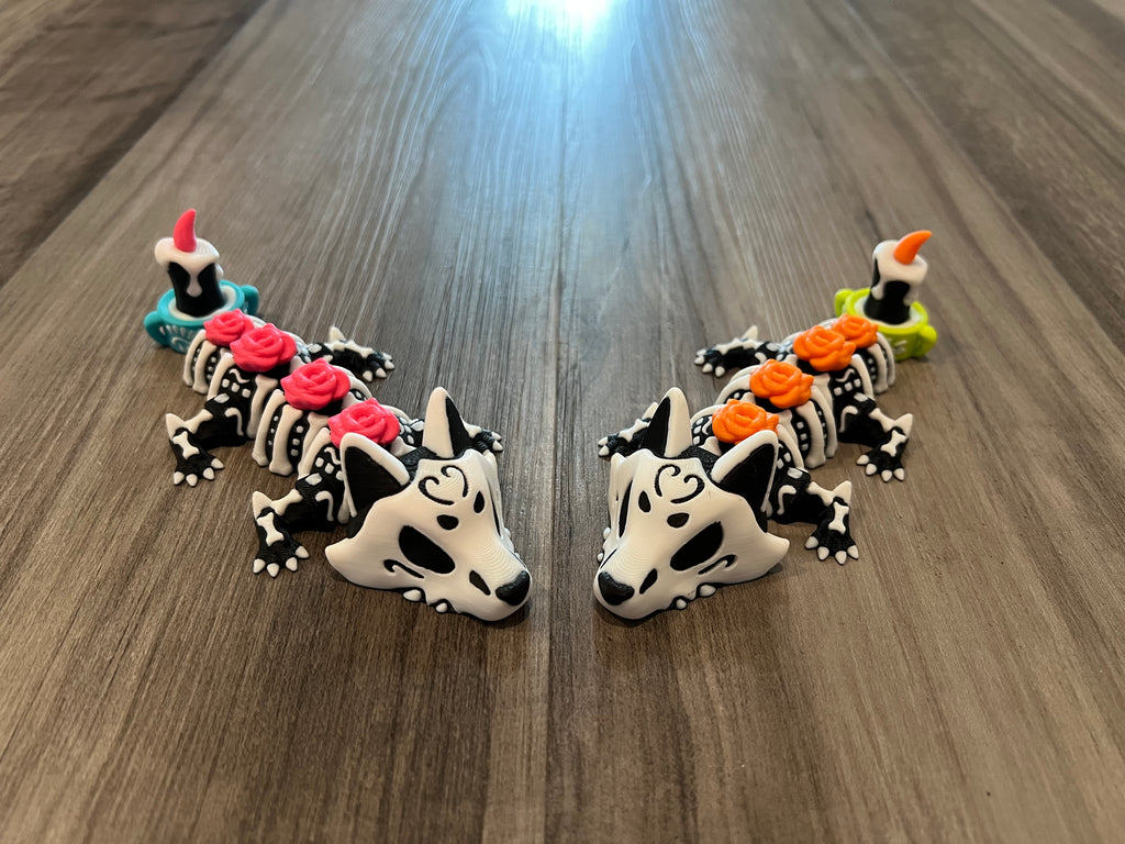 Day of the Dead Dragon - Small - 3D Print