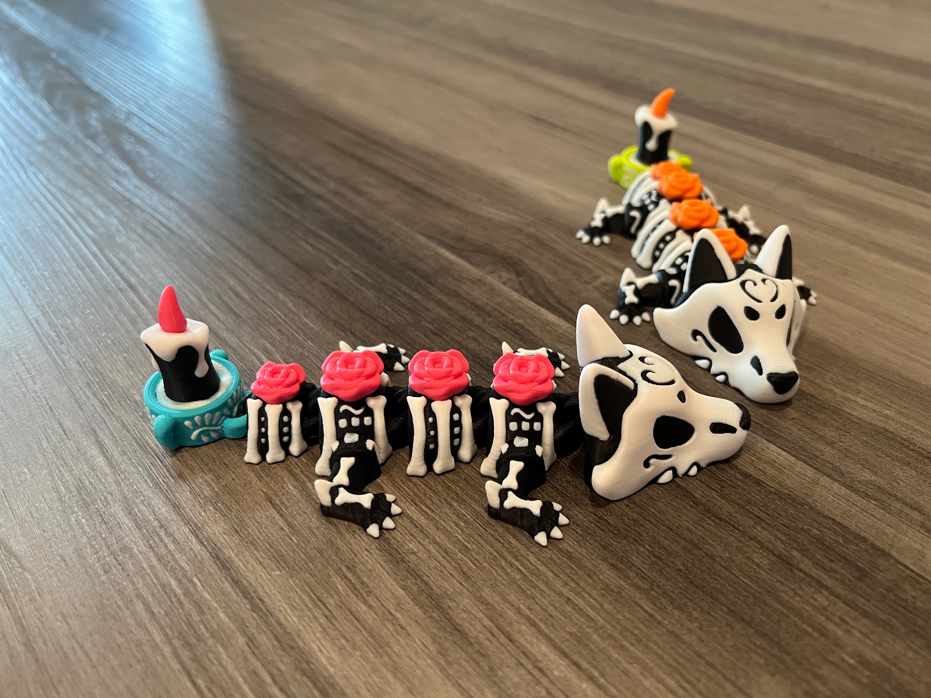 Day of the Dead Dragon - Small - 3D Print