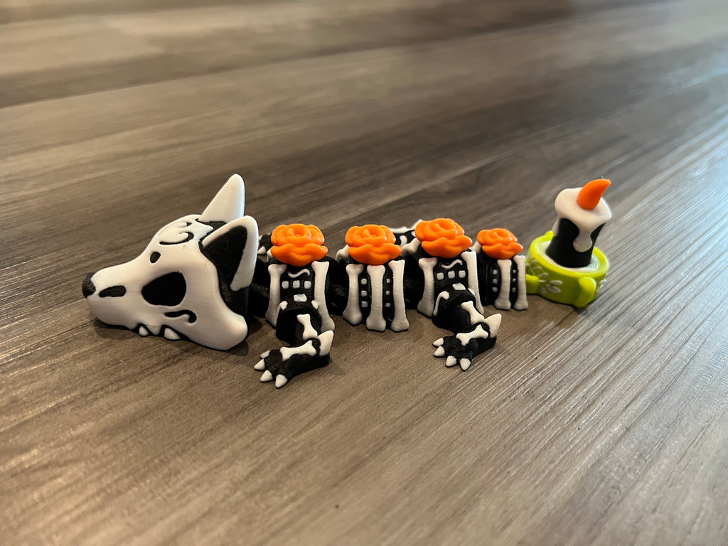 Day of the Dead Dragon - Small - 3D Print