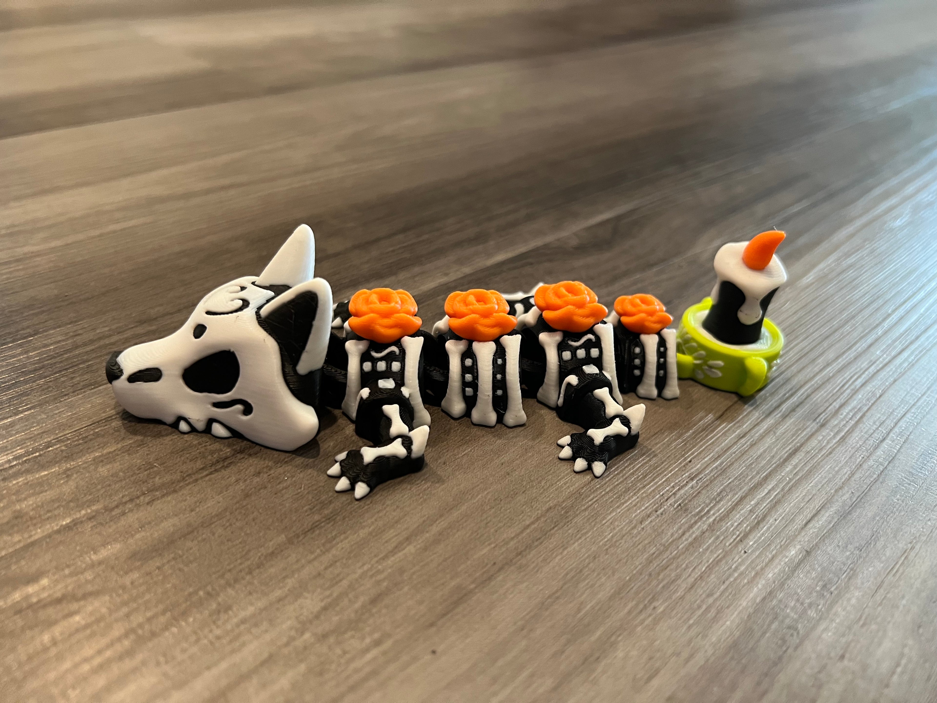 Day of the Dead Dragon - Small - 3D Print