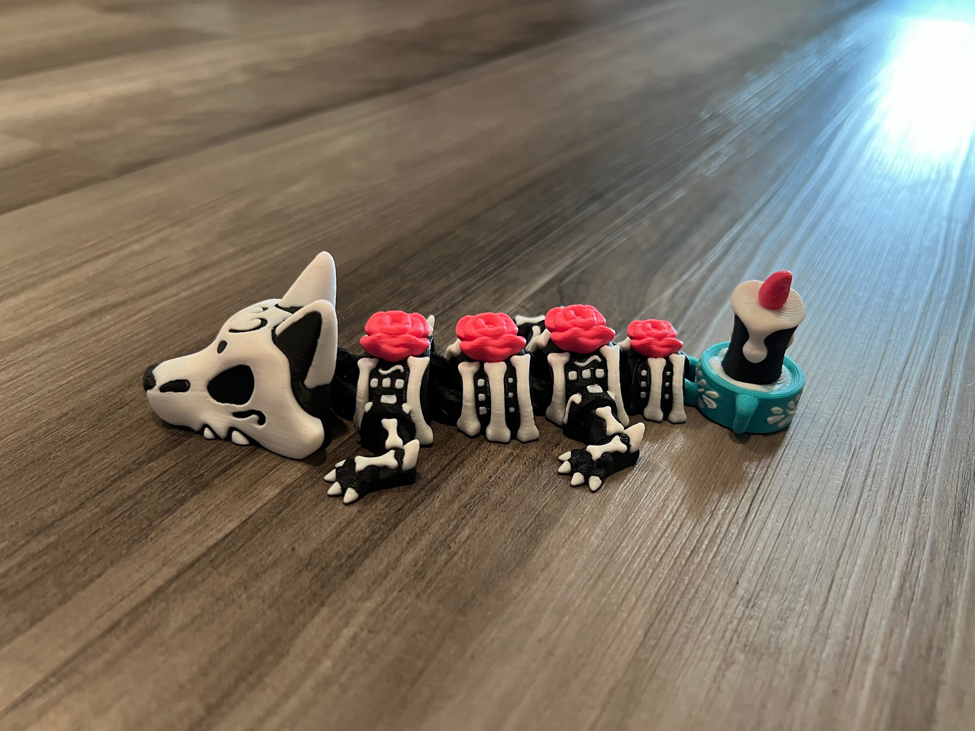 Day of the Dead Dragon - Small - 3D Print