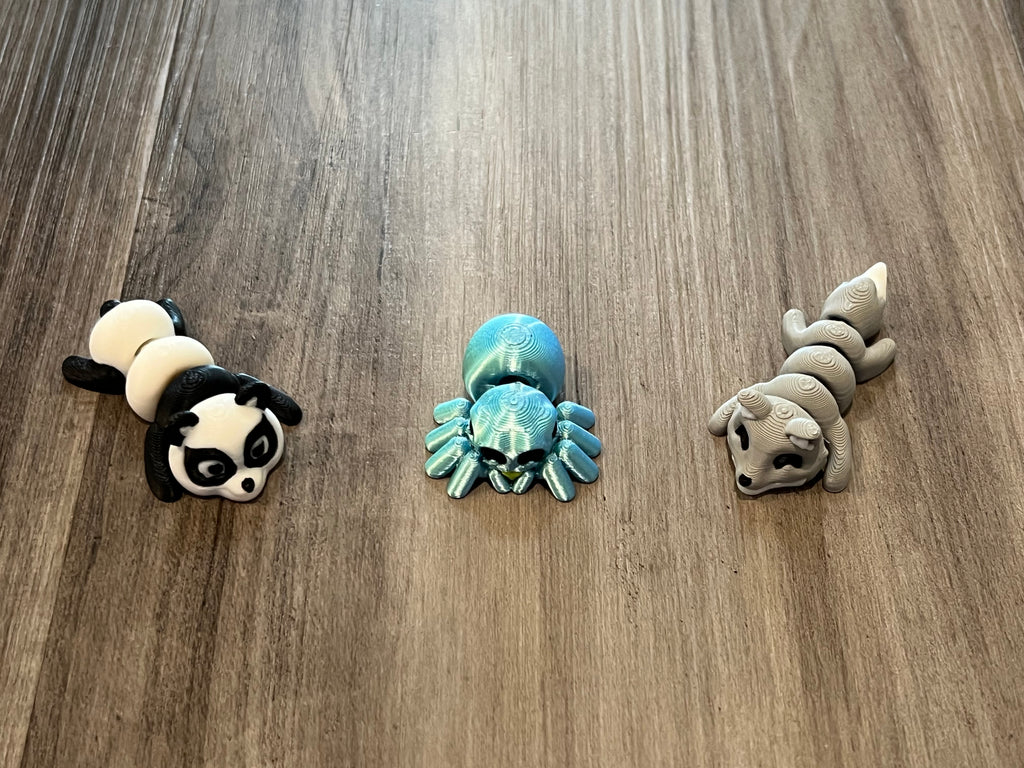 Mini Articulated Animals - 3D Print