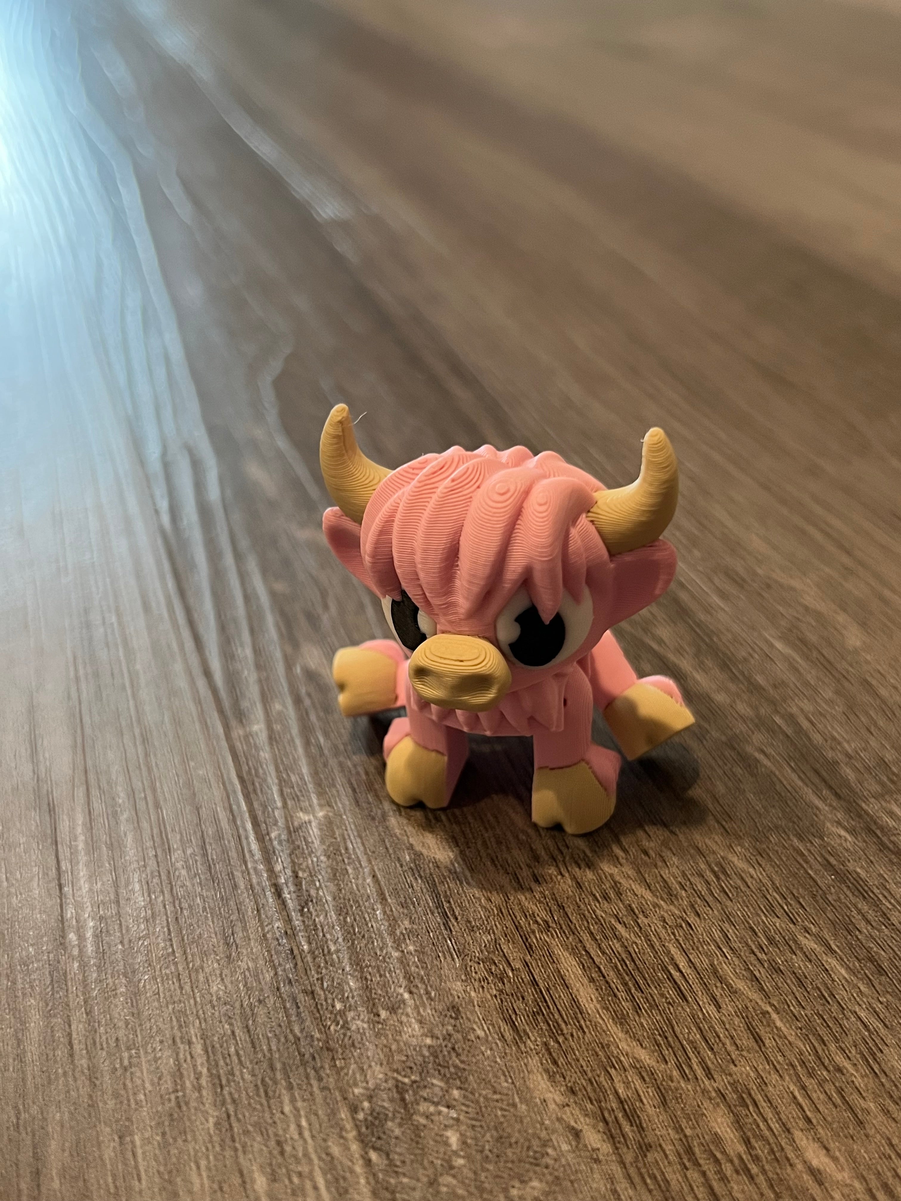 Articulated Highland Cow - 3D Print