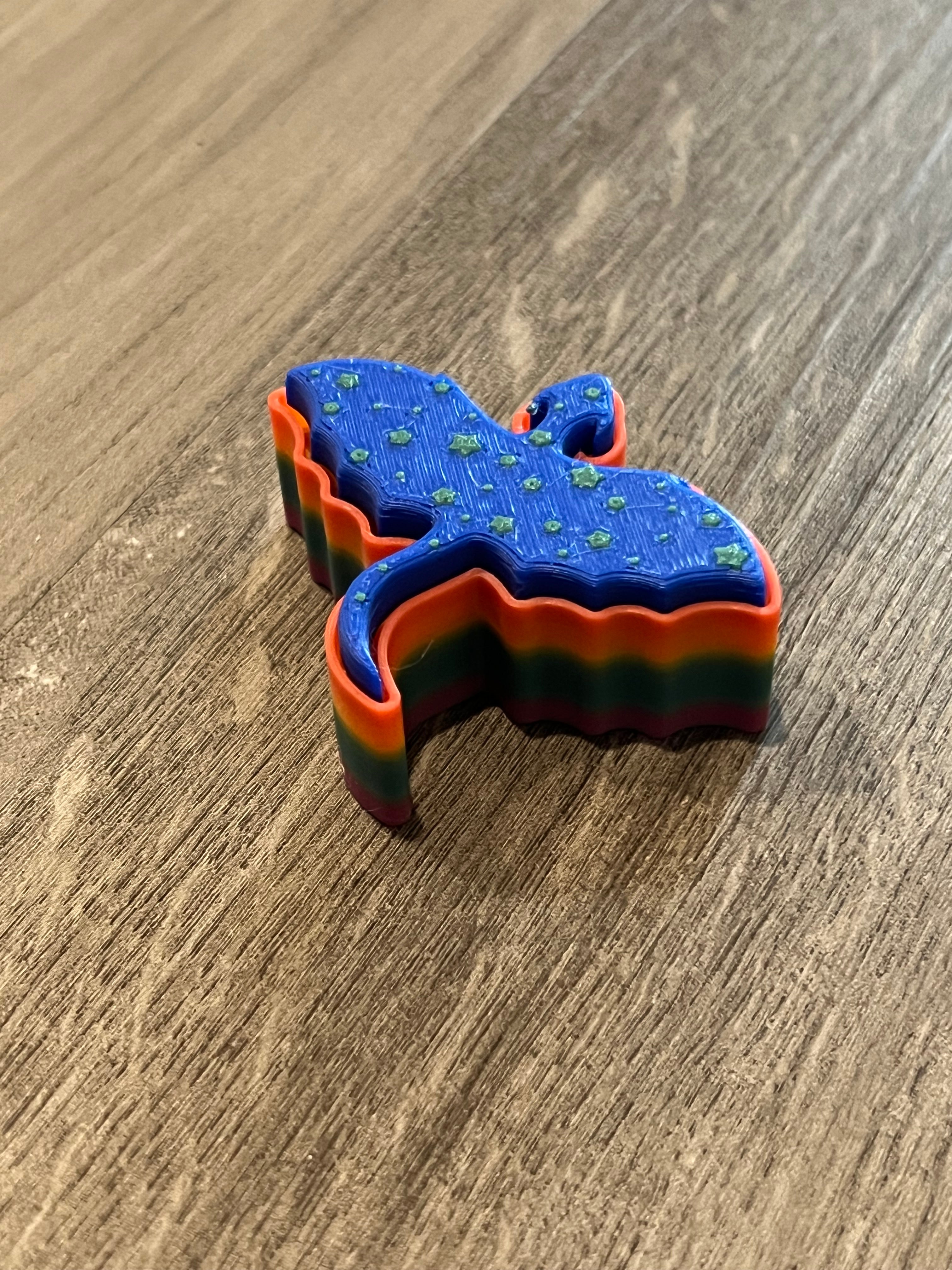 Flying Dragon Fidget Clicker 3D Print