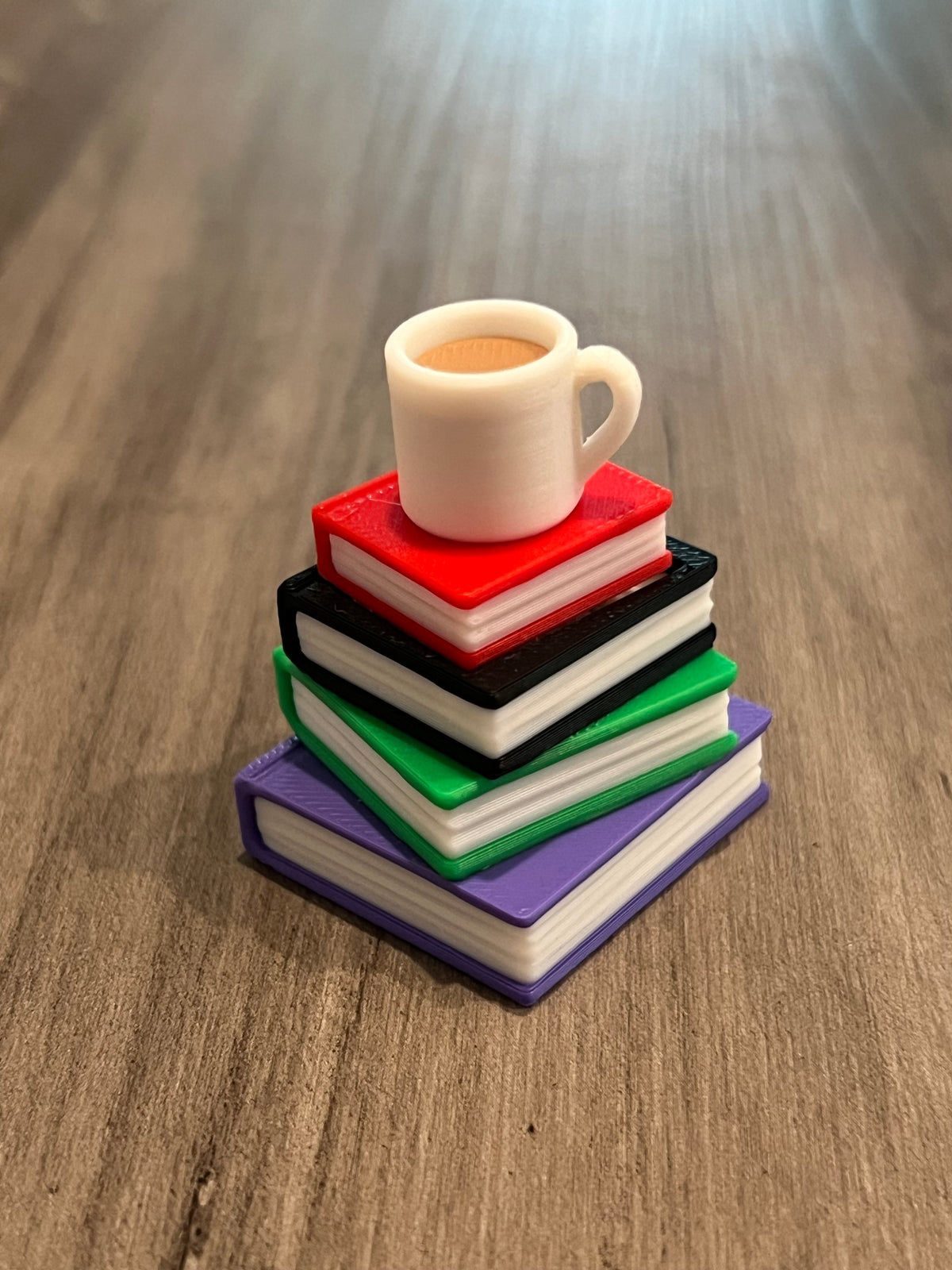 Stack of Books Fidget Clicker 3D Print