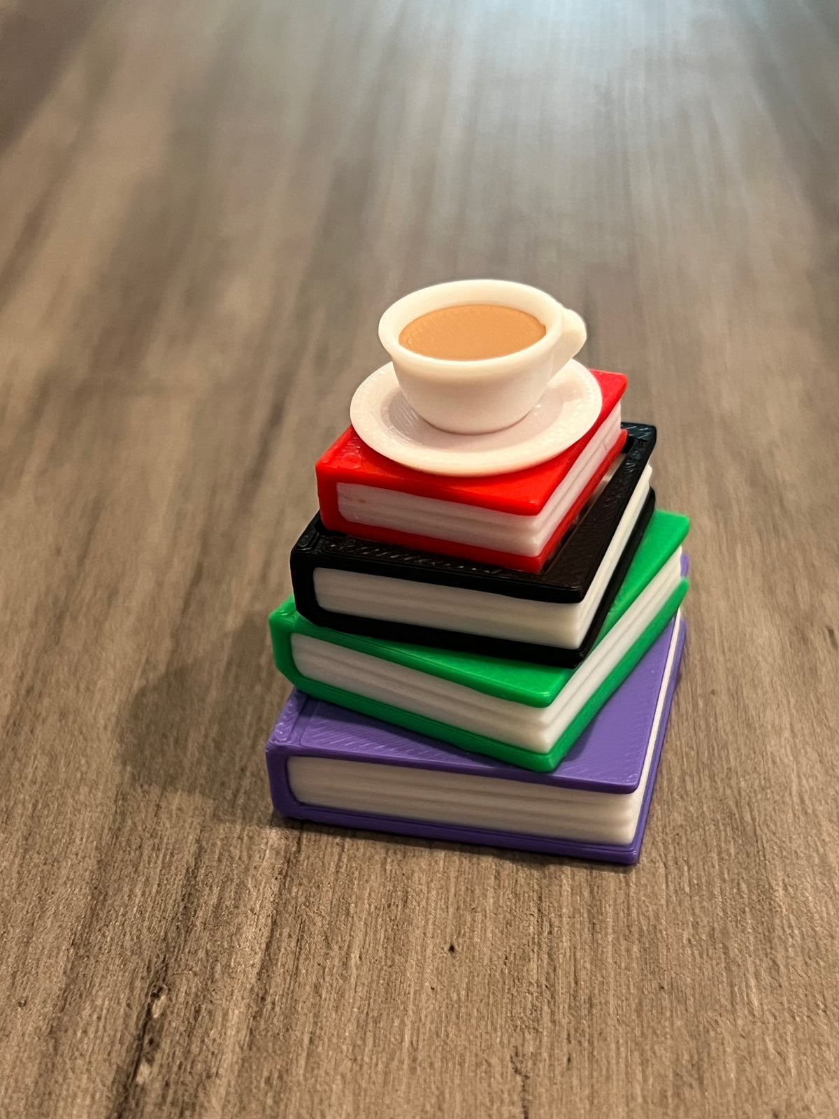 Stack of Books Fidget Clicker 3D Print