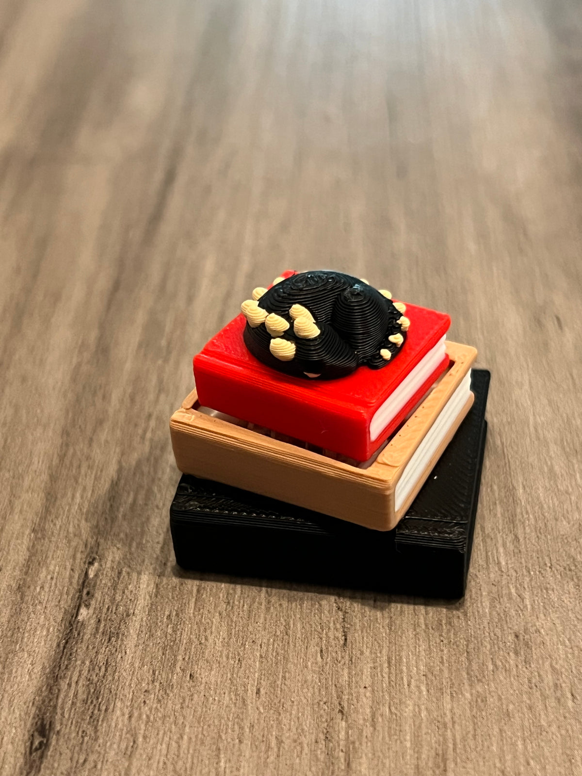 Stack of Books Fidget Clicker 3D Print