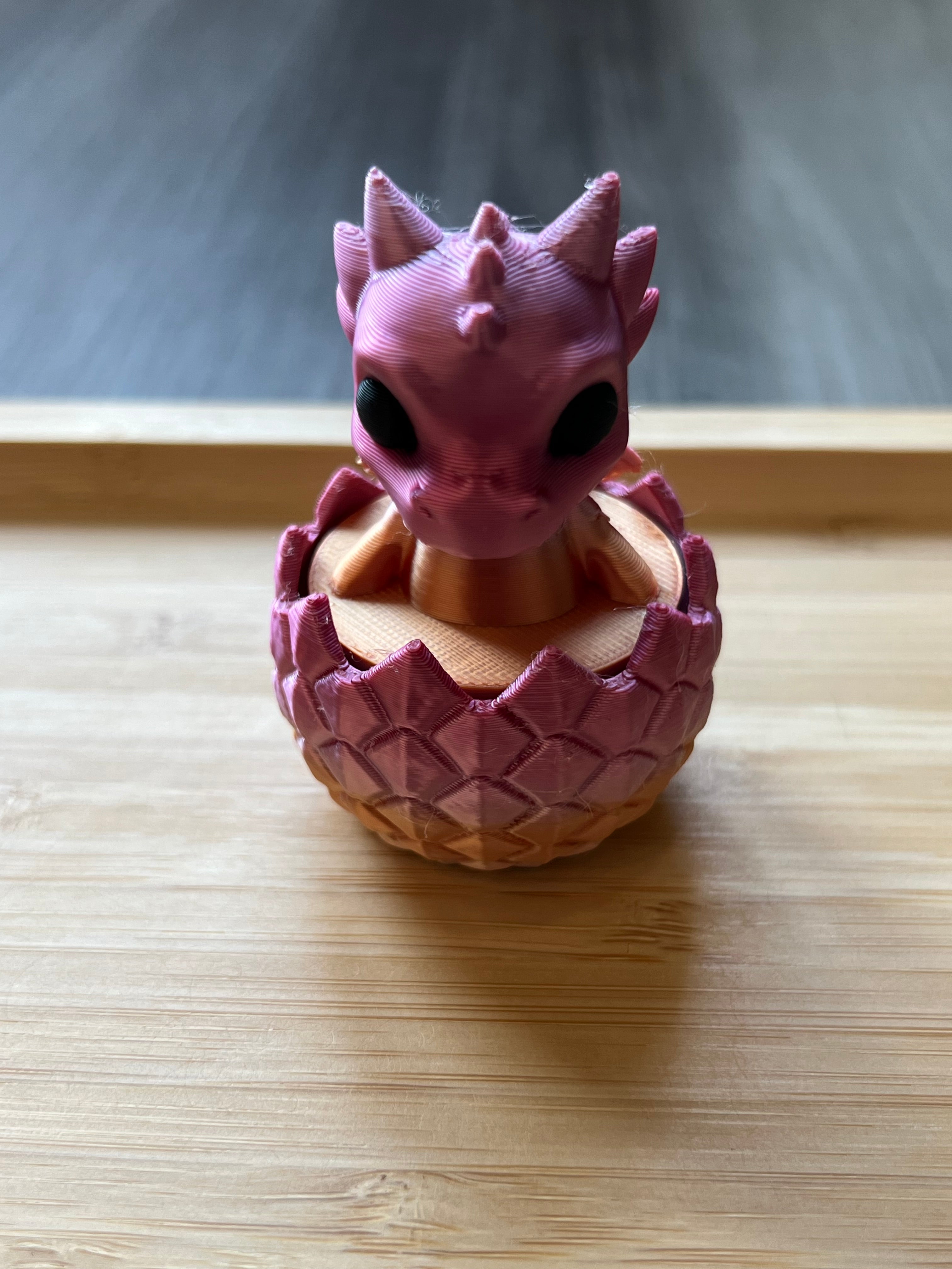 Dragon Egg Fidget Clicker 3D Print