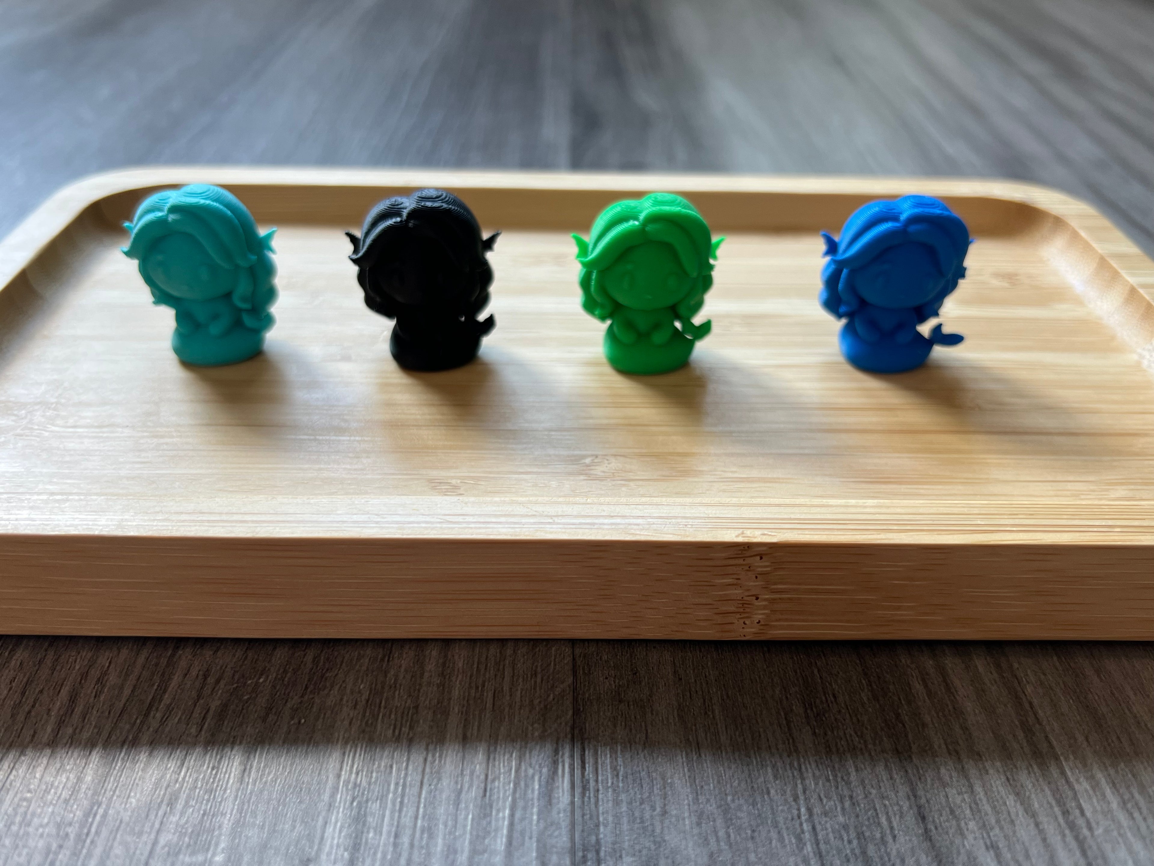 Mini Mermaid Figures 3D Print