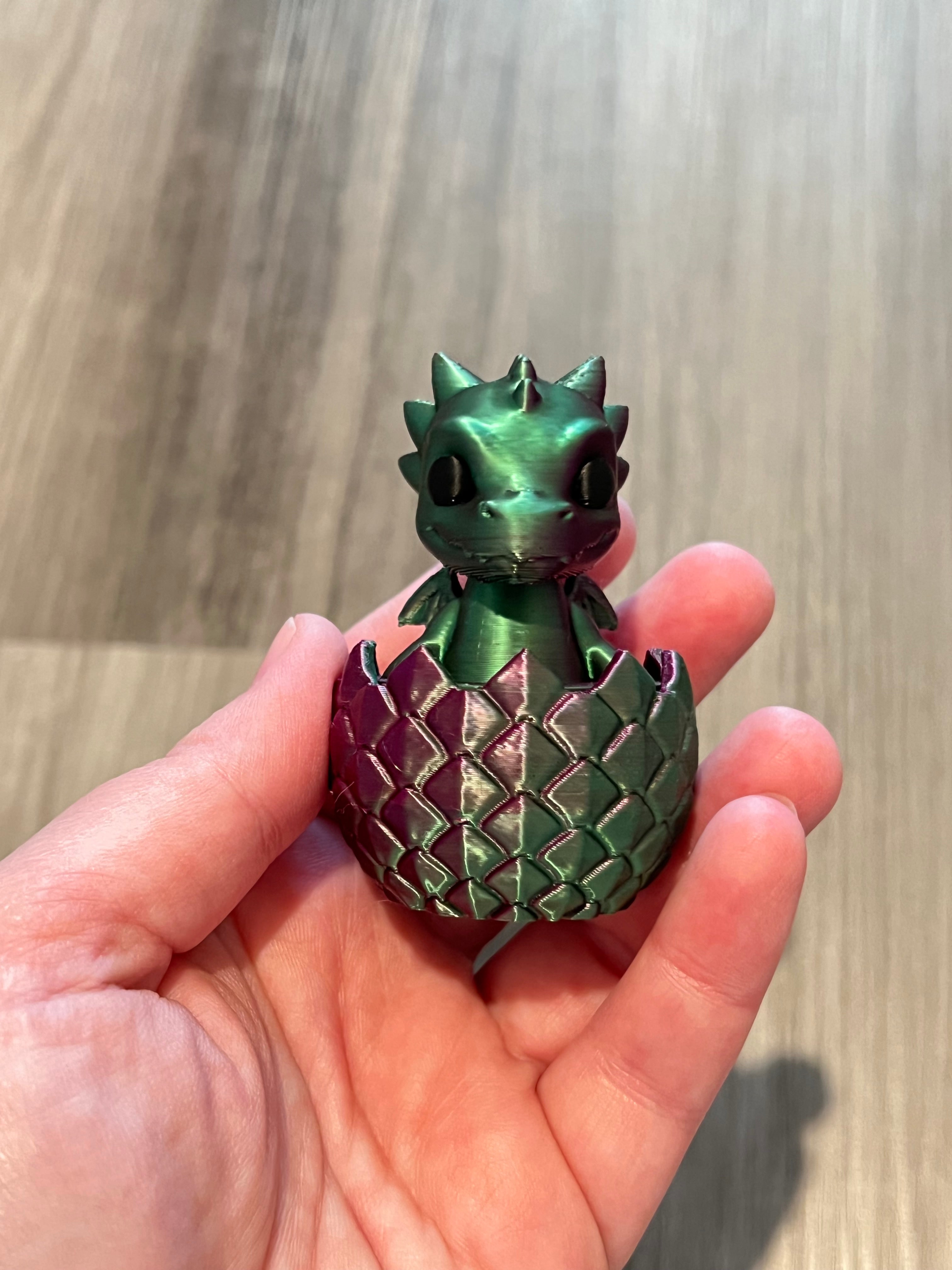 Dragon Egg Fidget Clicker 3D Print