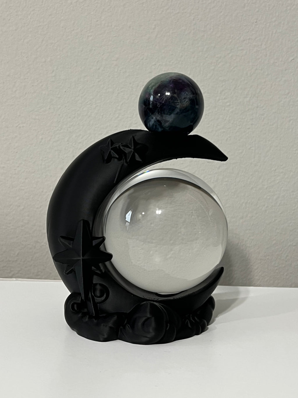 Crescent Moon Crystal Holder - 3D Print