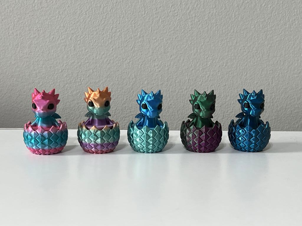 Dragon Egg Fidget Clicker 3D Print