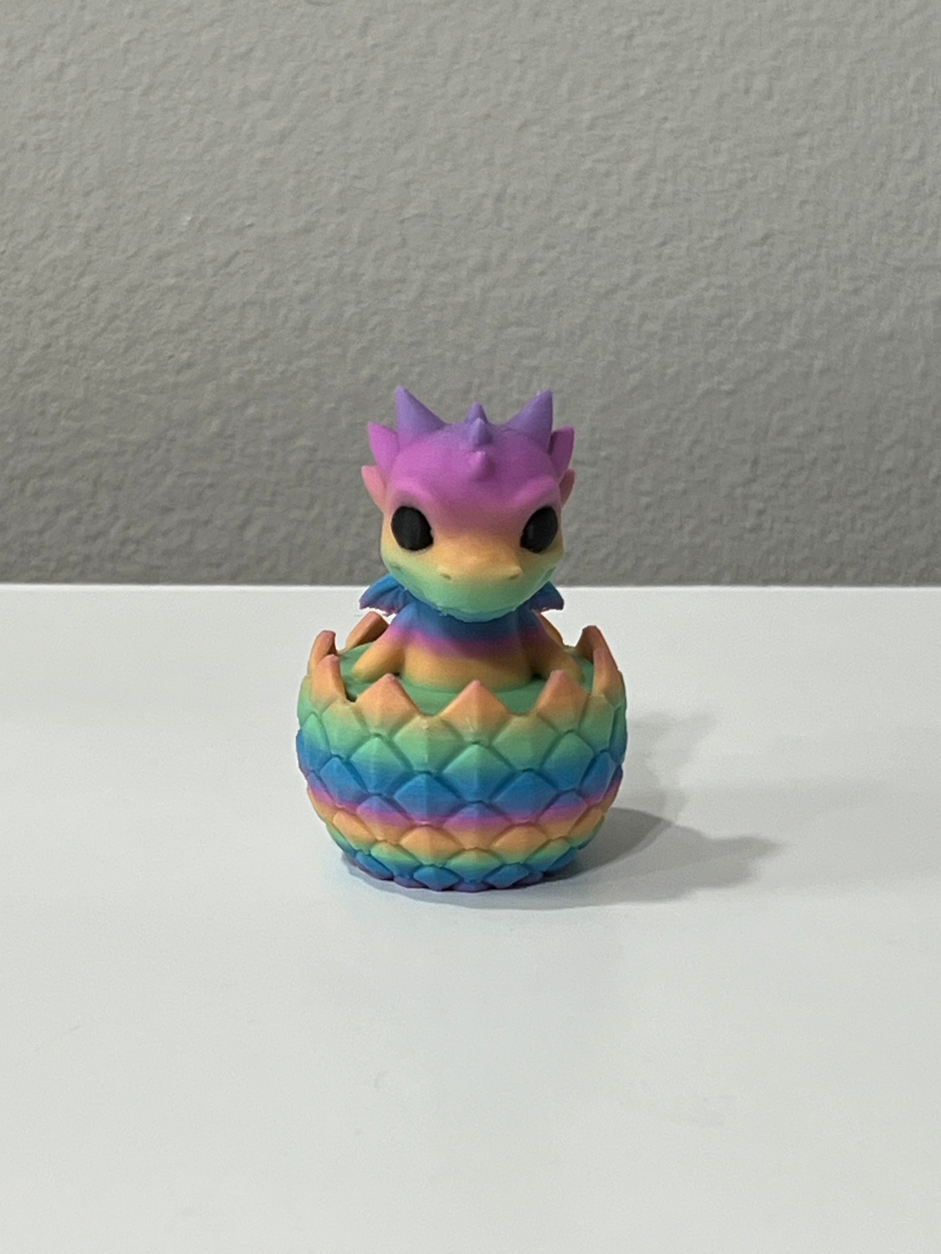 Dragon Egg Fidget Clicker 3D Print