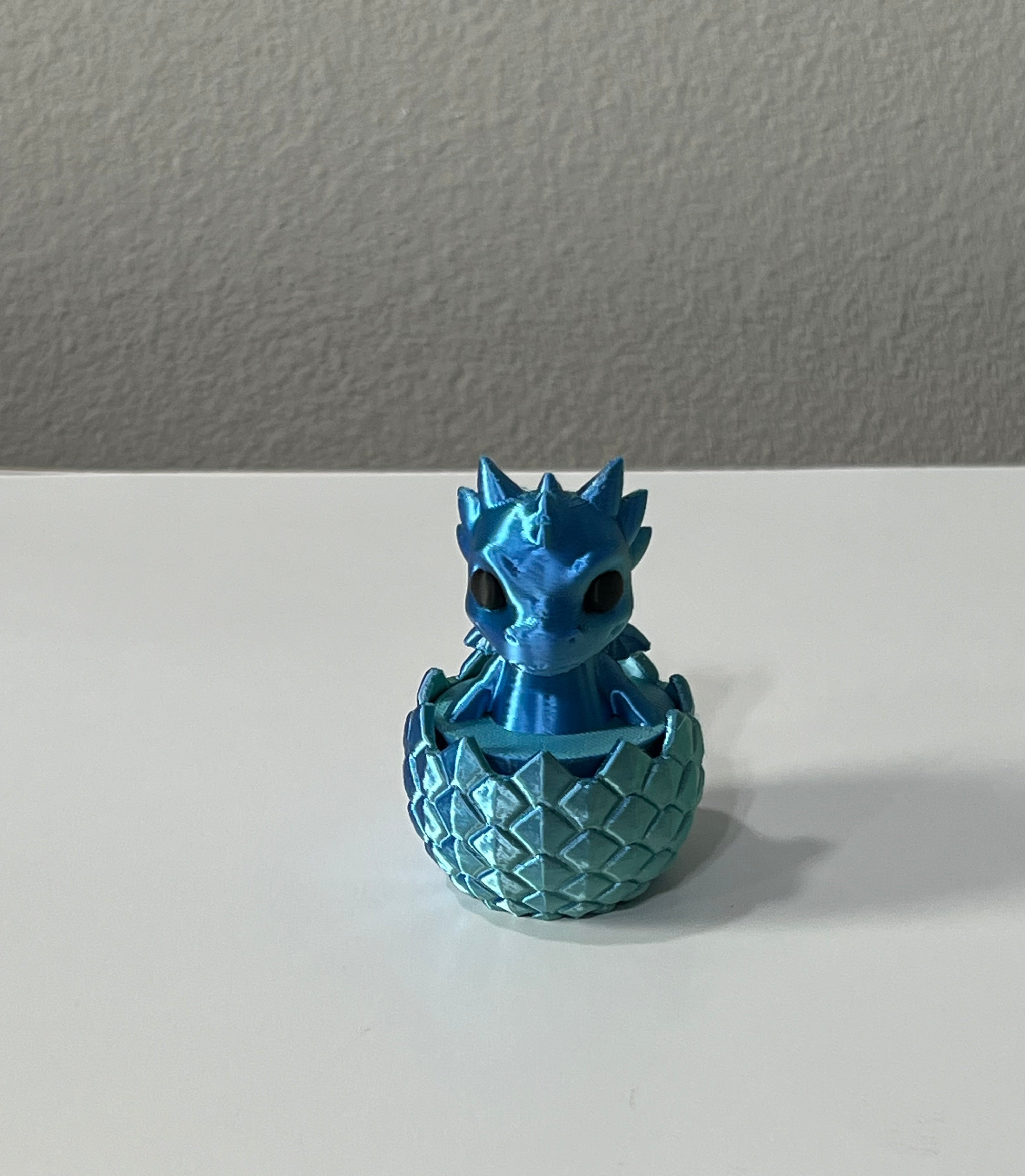 Dragon Egg Fidget Clicker 3D Print