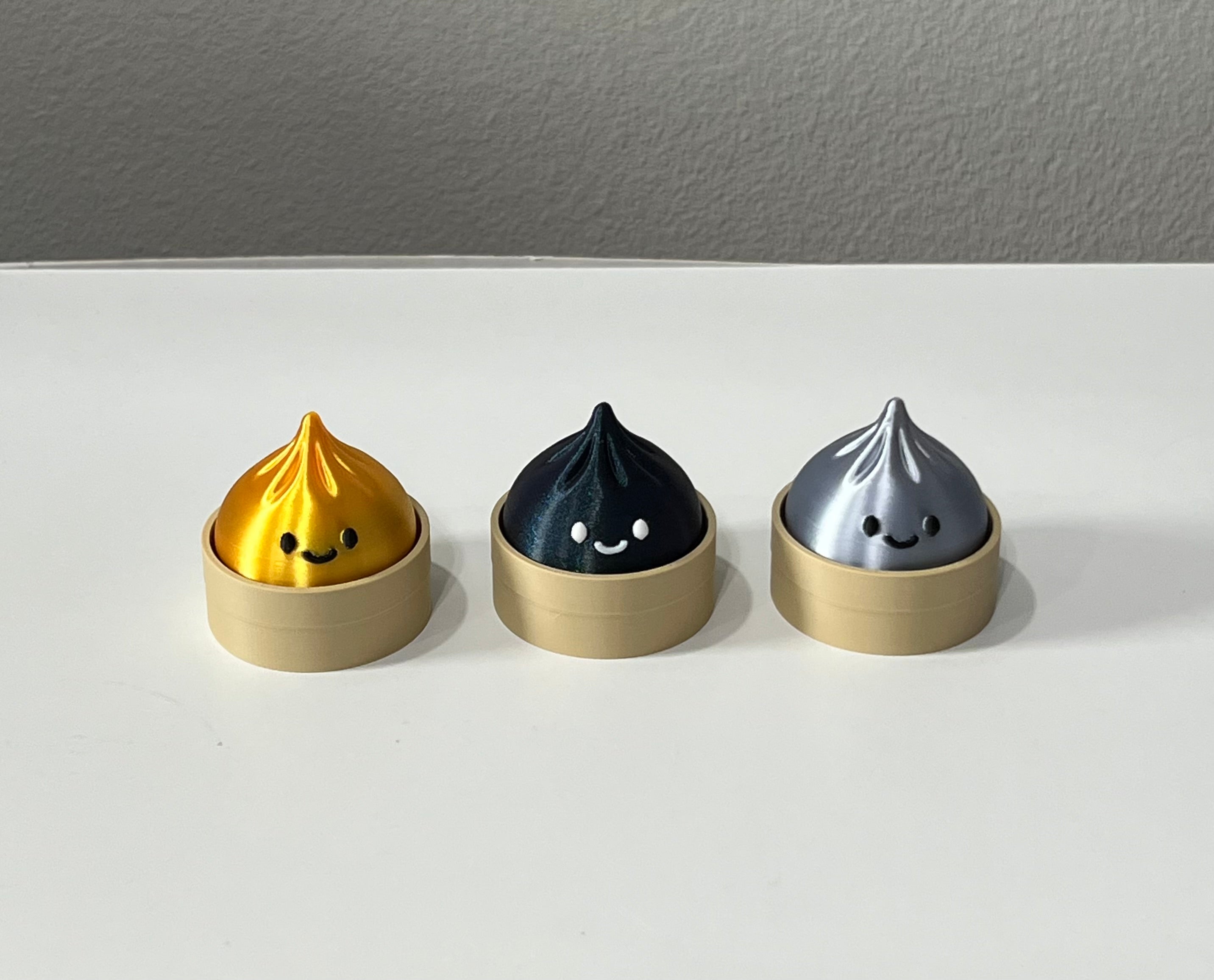 Dumpling Fidget Clicker 3D Print