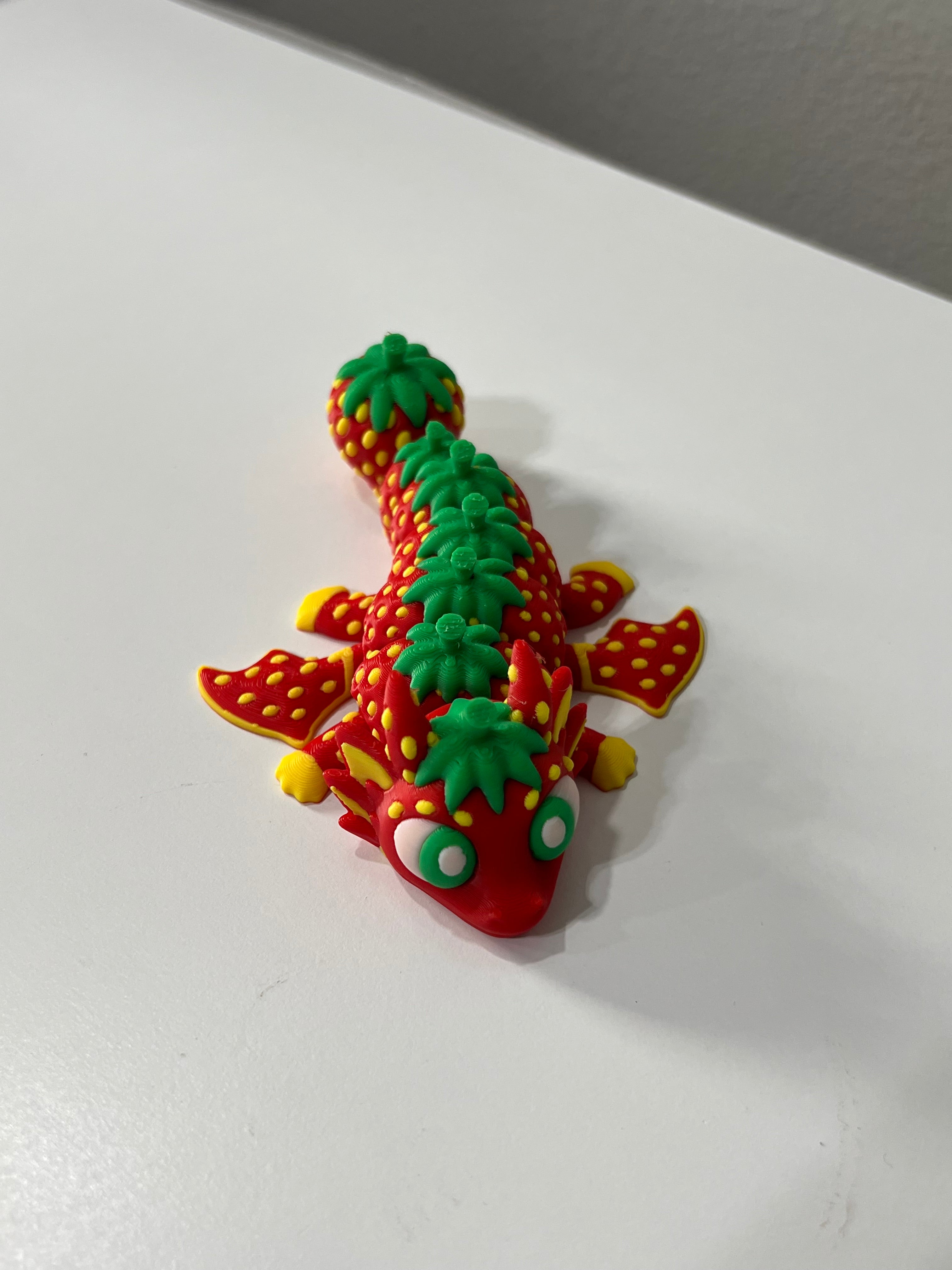 Strawberry Dragon - 3D Print