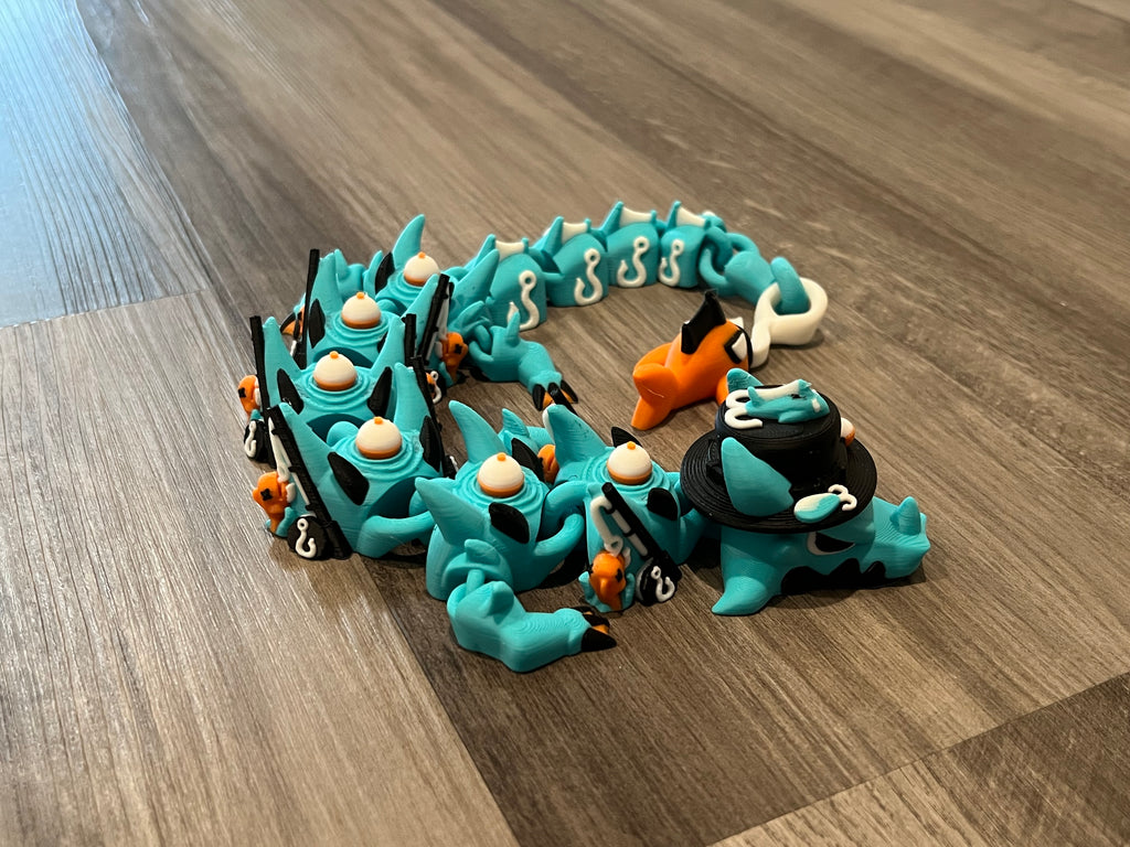 Fishing Dragon - Large - 3D Print