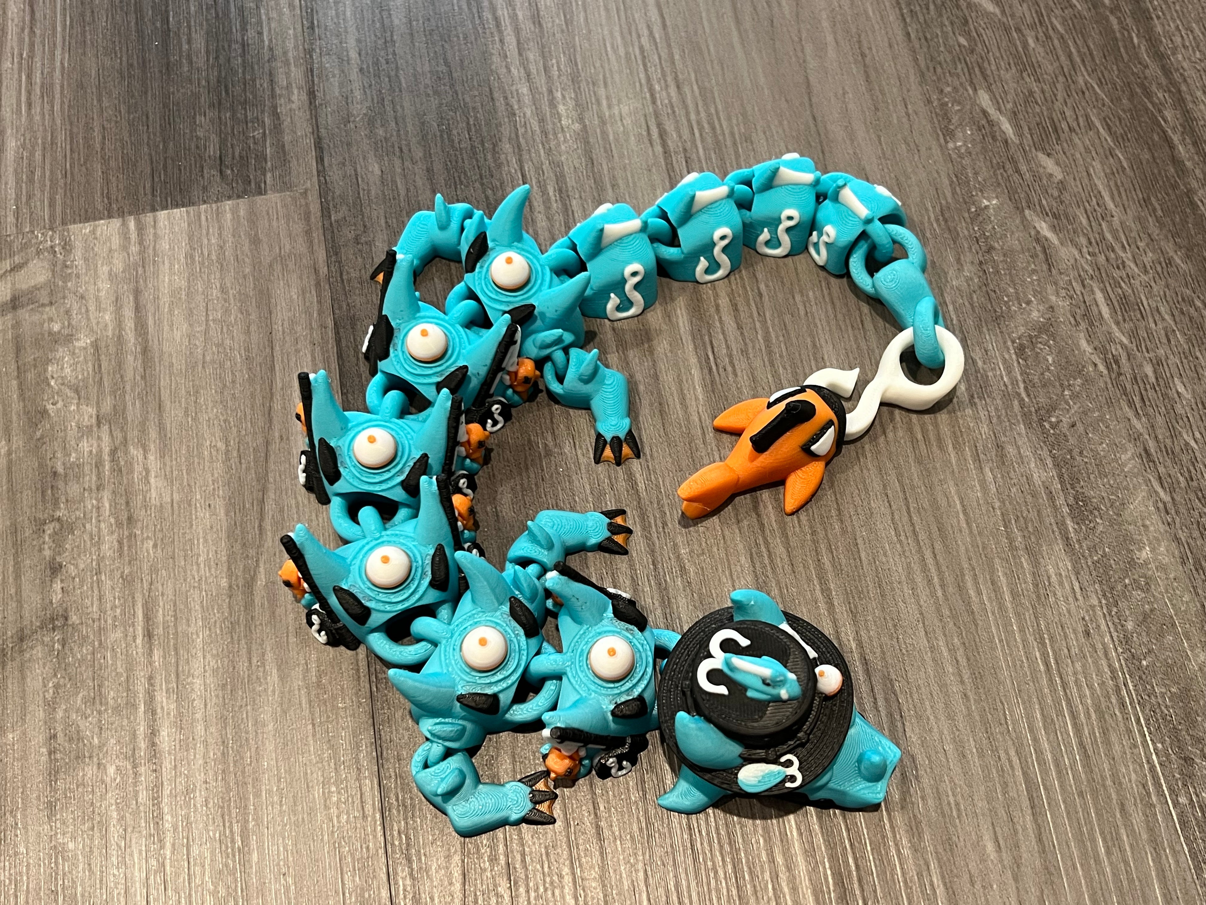 Fishing Dragon - Large - 3D Print
