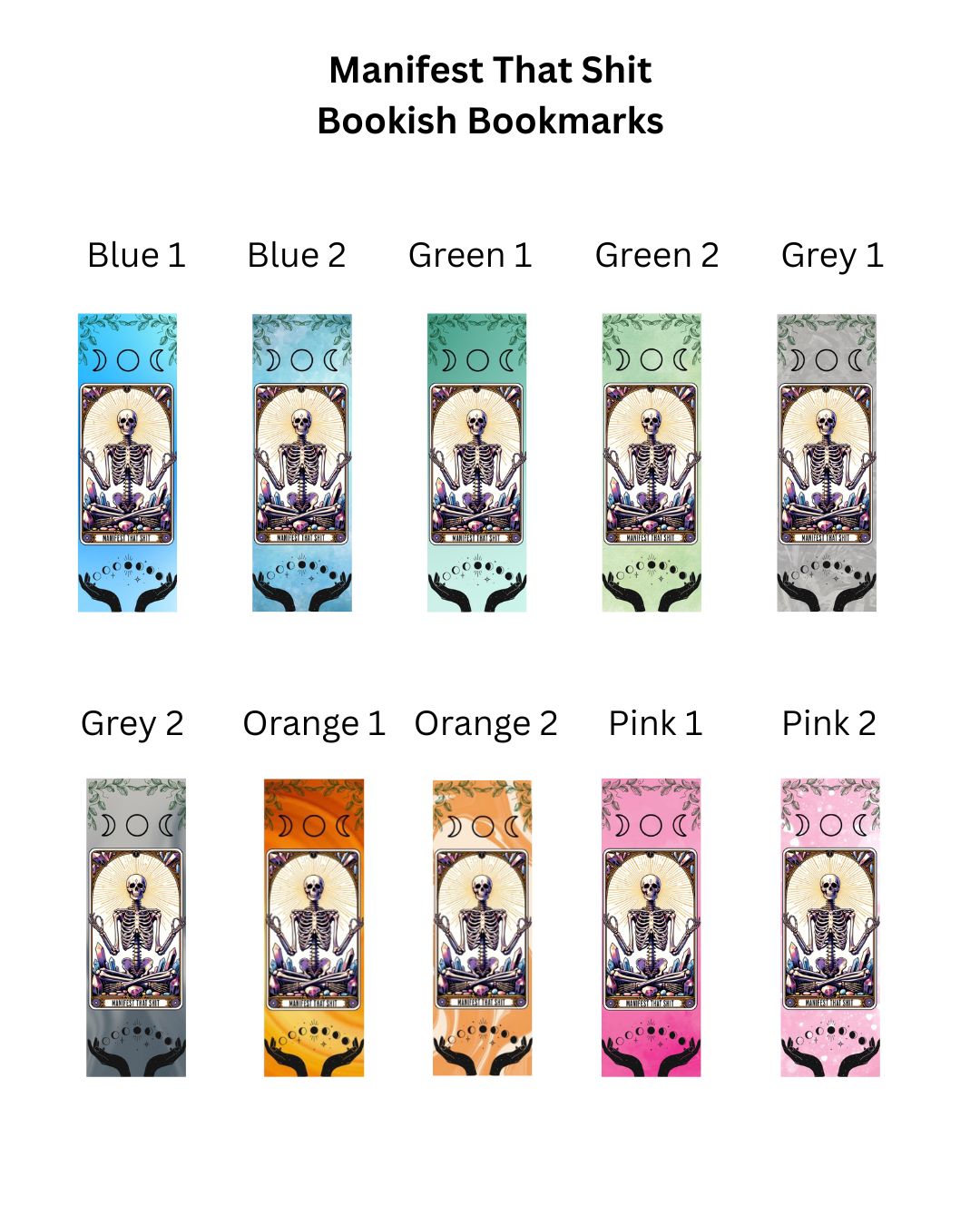 Manifest That Shit - Tarot Bookmark