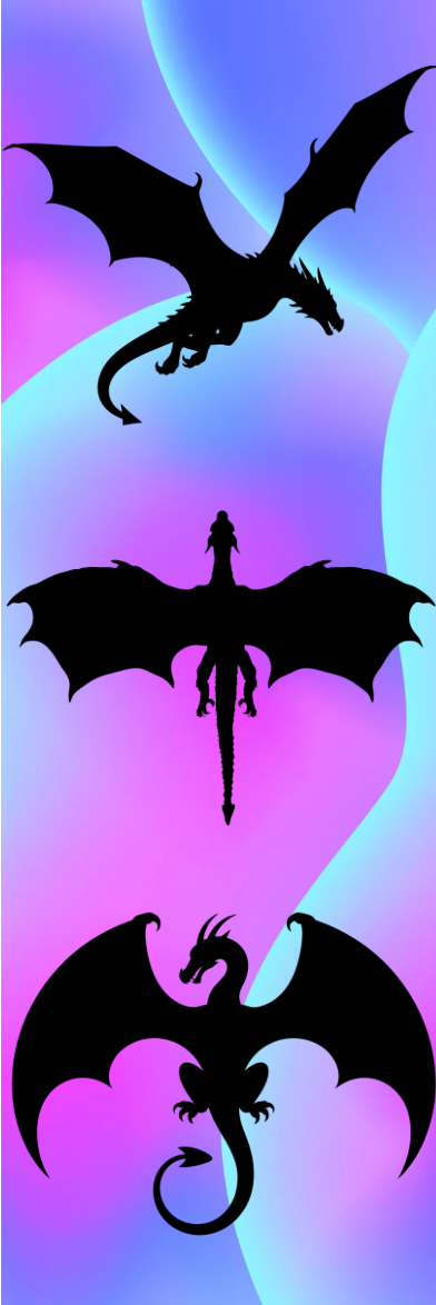 3 Dragons - Bookmark