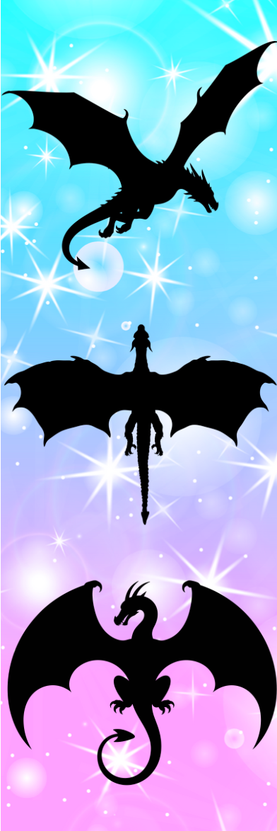 3 Dragons - Bookmark