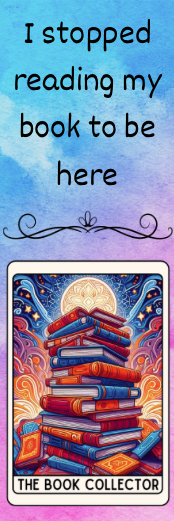I Stopped Reading My Book to Be Here - The Book Collector Bookmark