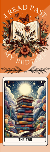I Read Past My Bedtime - TBR Bookmark