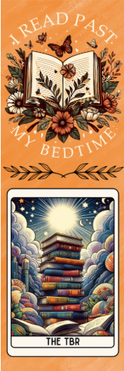 I Read Past My Bedtime - TBR Bookmark