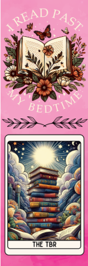 I Read Past My Bedtime - TBR Bookmark