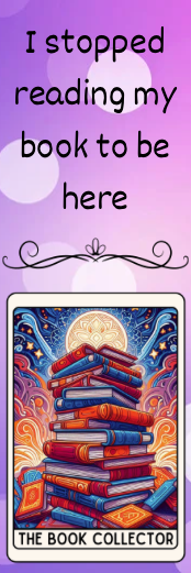 I Stopped Reading My Book to Be Here - The Book Collector Bookmark