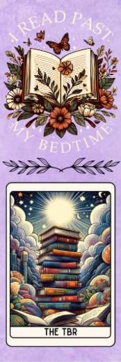 I Read Past My Bedtime - TBR Bookmark