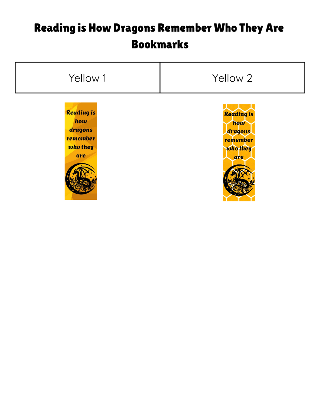 Reading is How Dragons Remember Who They Are - Bookmark