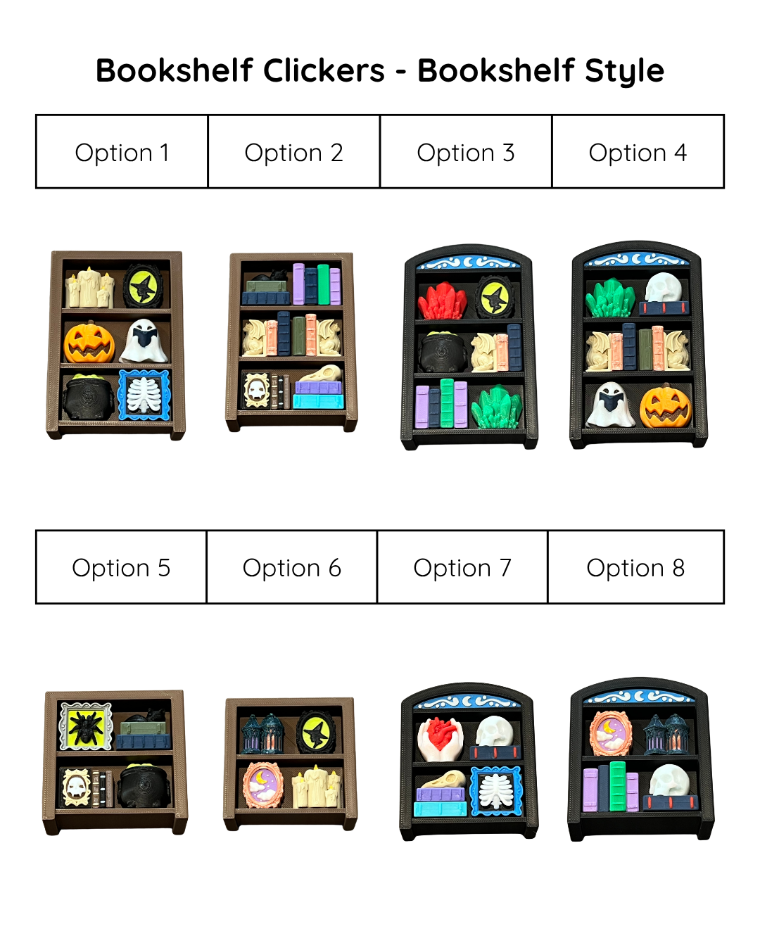 Ready Made - Bookshelf Clicker 3D Print