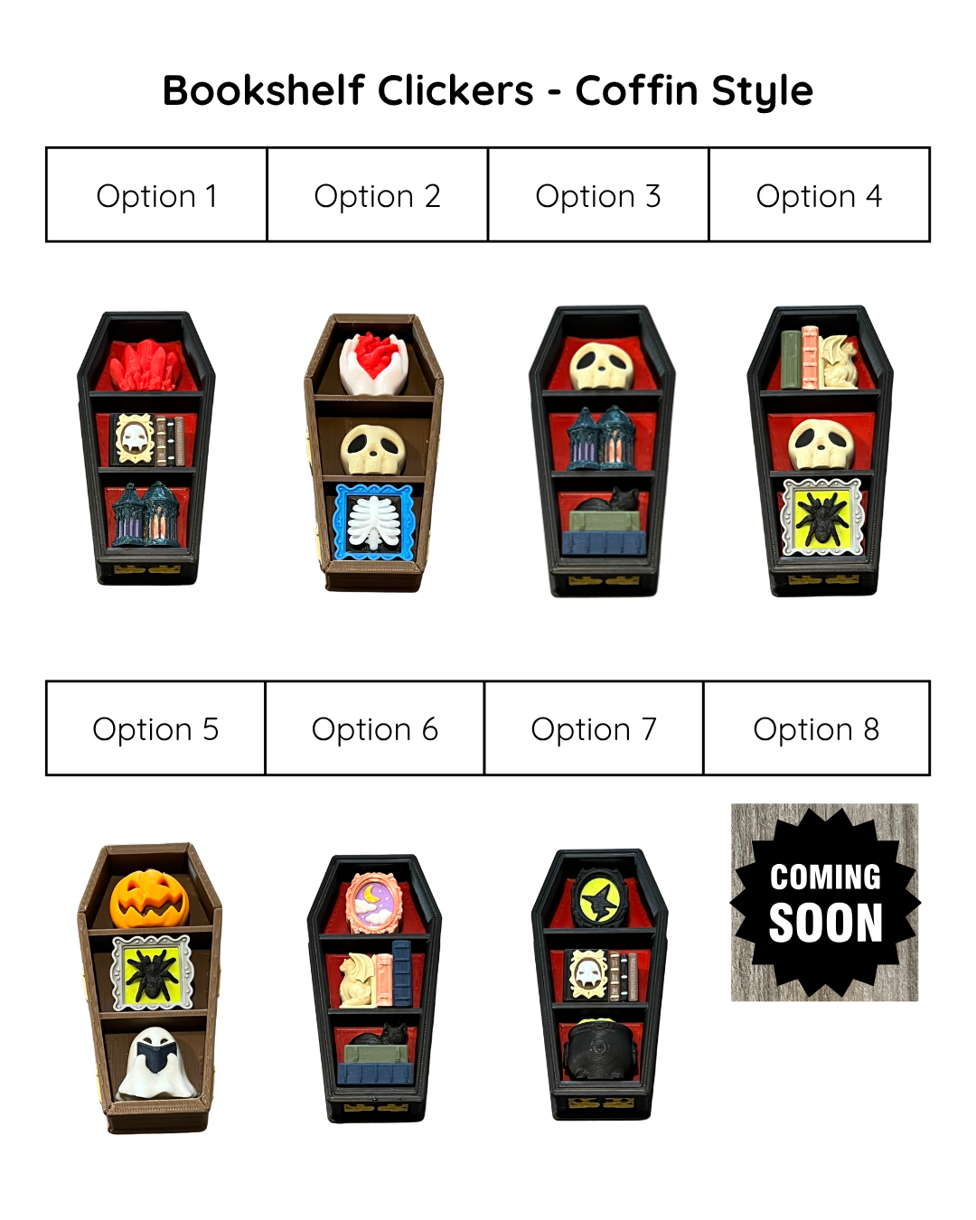 Ready Made - Bookshelf Clicker 3D Print
