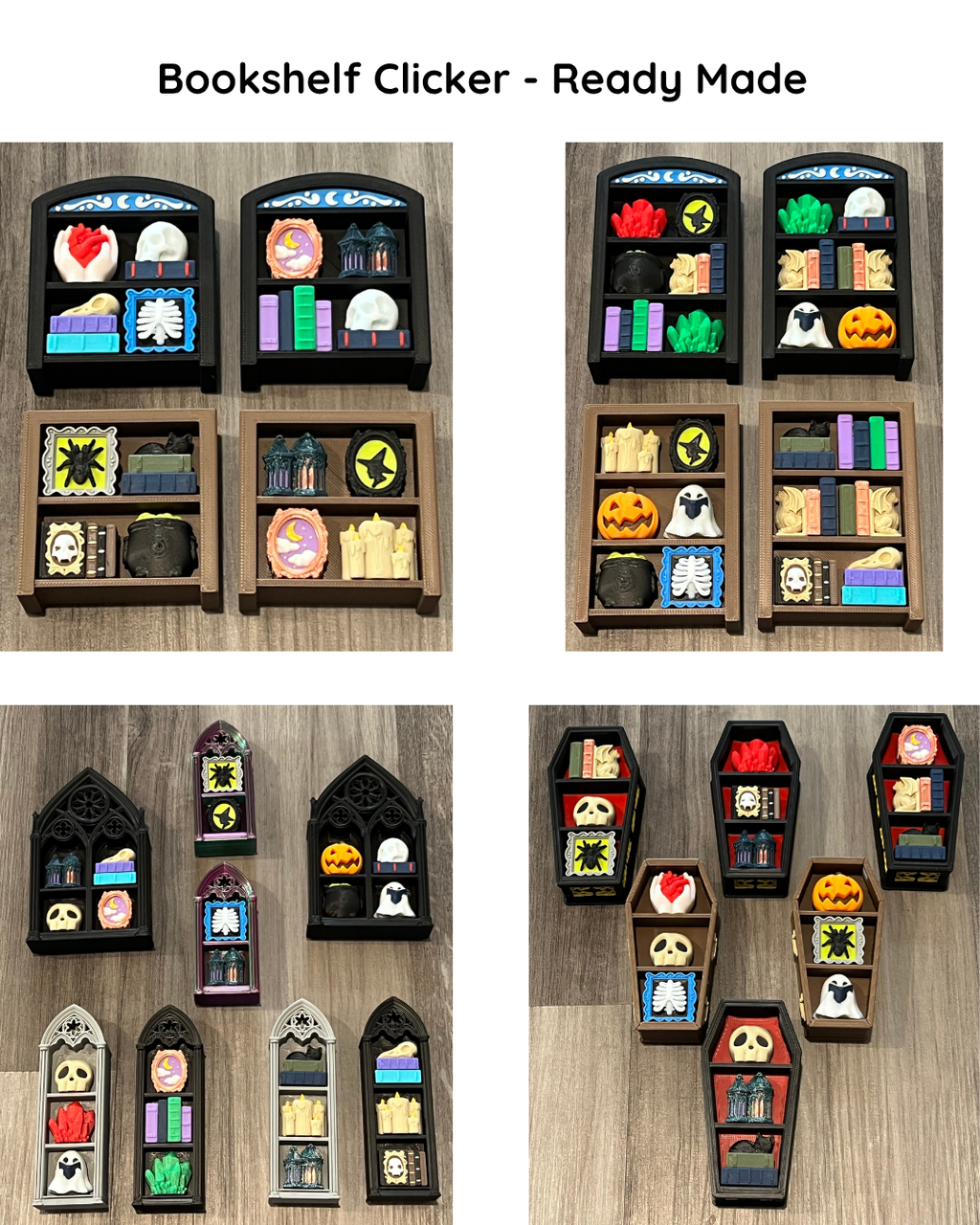 Ready Made - Bookshelf Clicker 3D Print