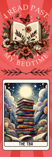 I Read Past My Bedtime - TBR Bookmark