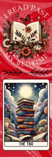 I Read Past My Bedtime - TBR Bookmark
