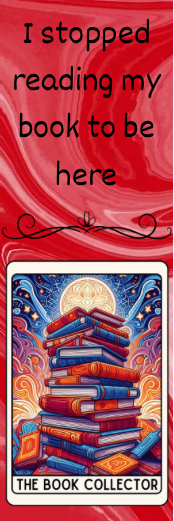 I Stopped Reading My Book to Be Here - The Book Collector Bookmark