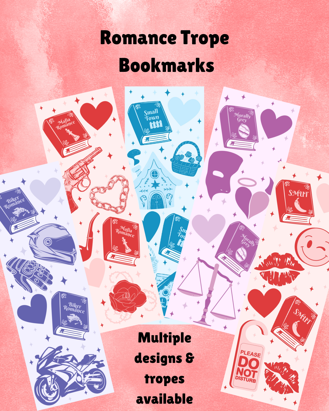 Romance Trope Bookmarks