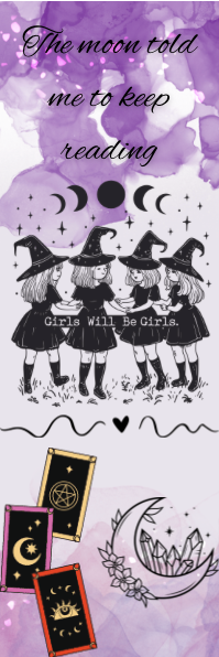 The Moon Told Me to Keep Reading - Witches Bookmark