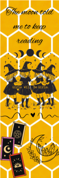 The Moon Told Me to Keep Reading - Witches Bookmark