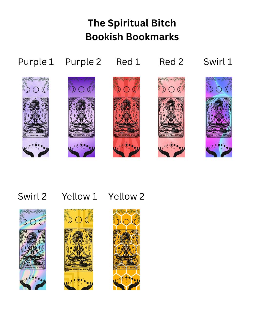 The Spiritual Bitch - Tarot Bookmark