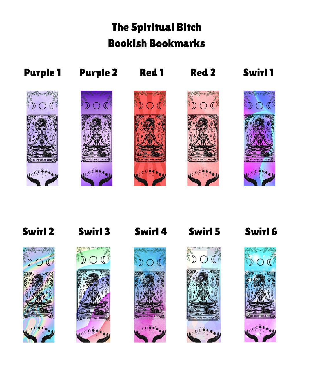 The Spiritual Bitch - Tarot Bookmark