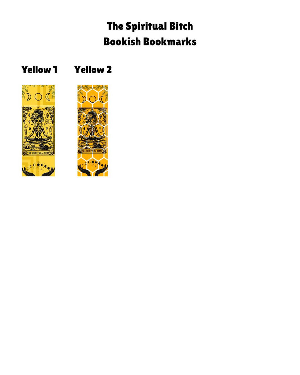 The Spiritual Bitch - Tarot Bookmark