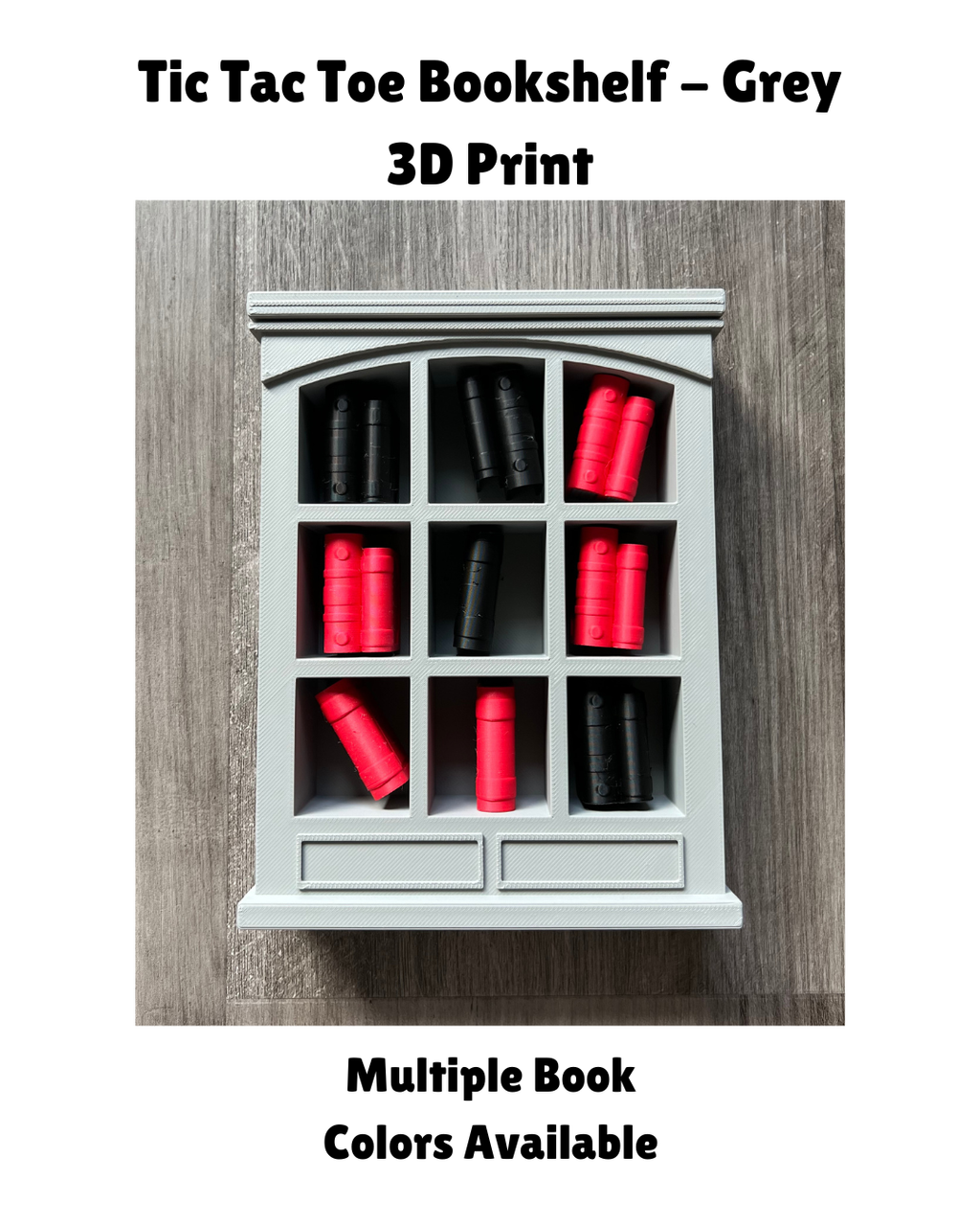 Tic Tac Toe Bookshelf 3D Print