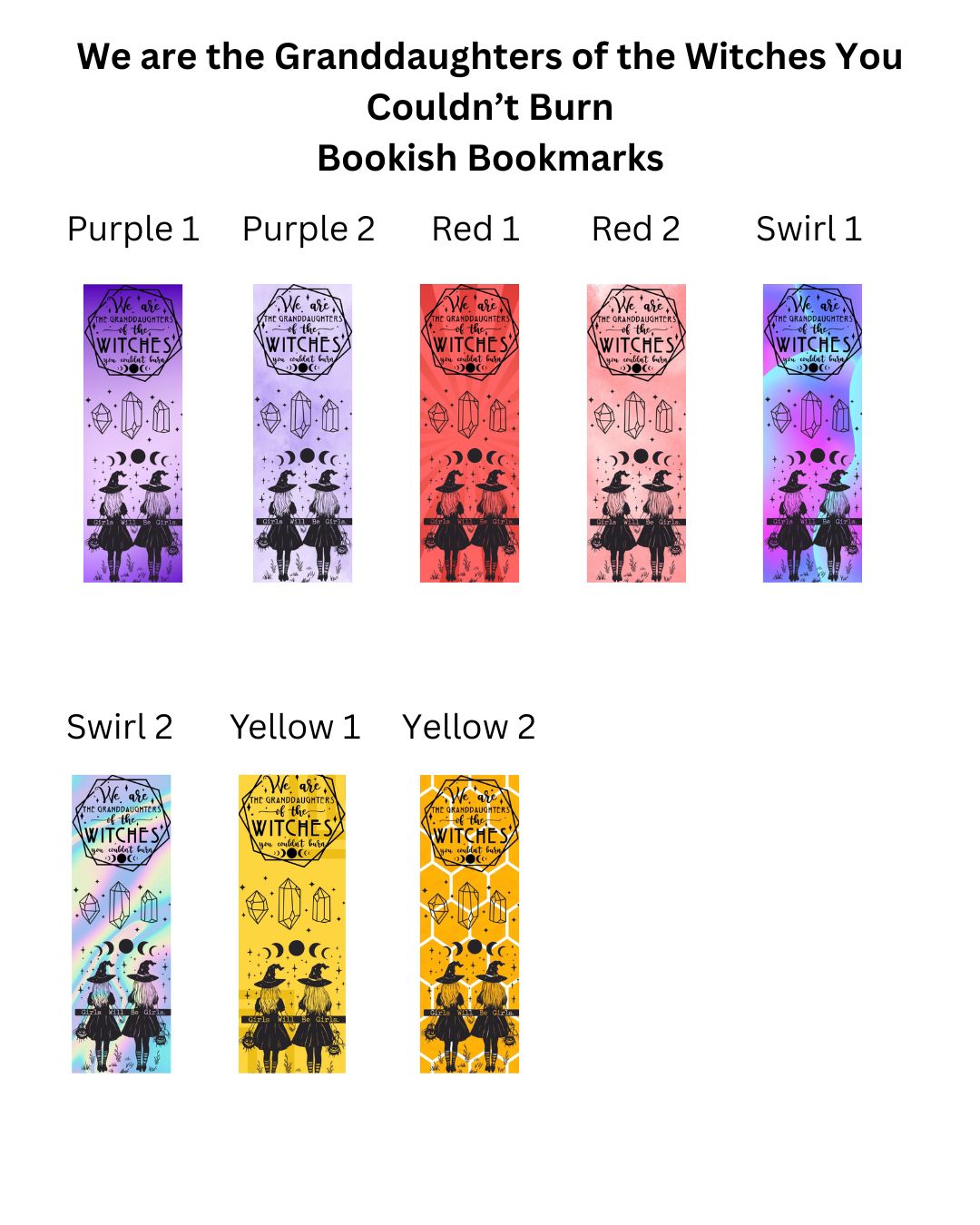 We Are the Granddaughters of the Witches You Couldn't Burn Bookmark