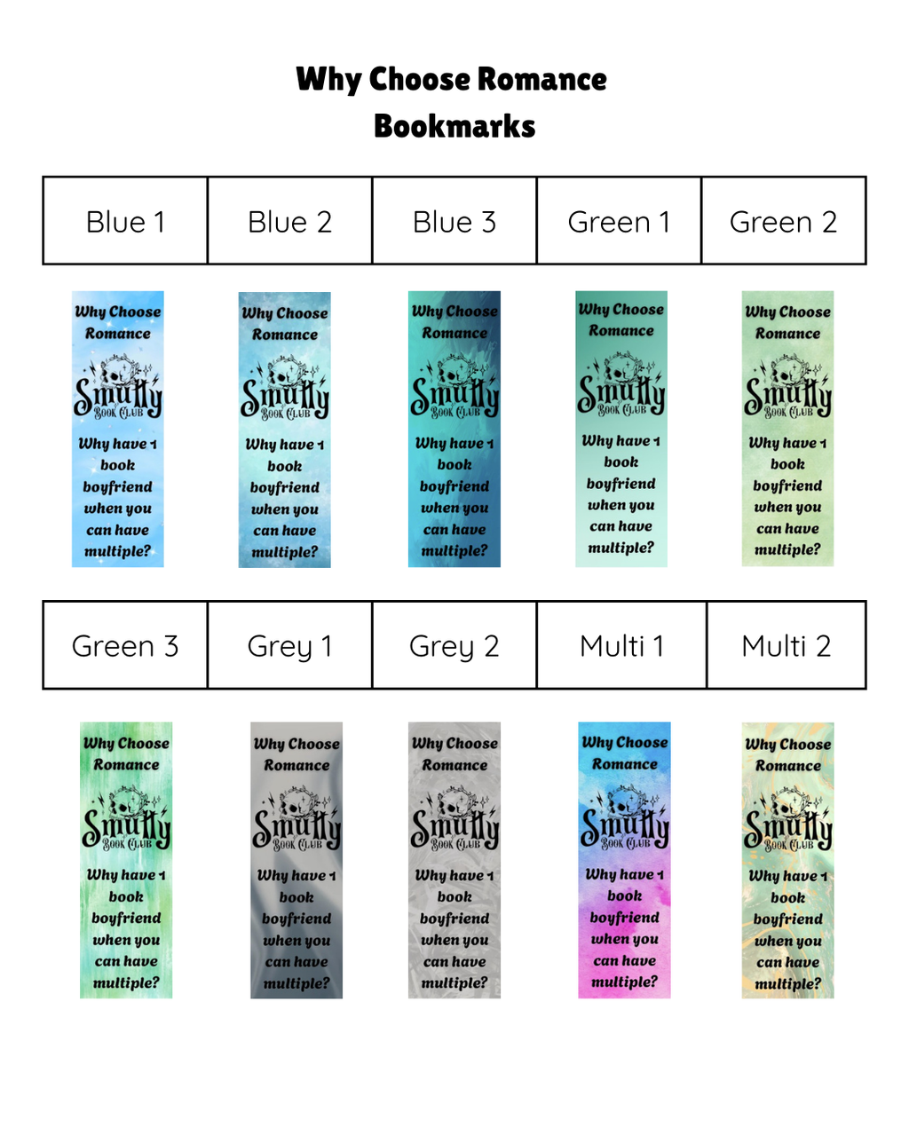 Why Choose Romance Bookmark
