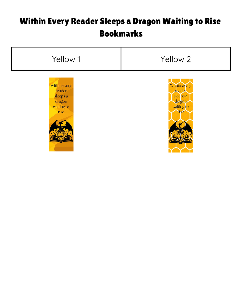 Within Every Reader Sleeps a Dragon Waiting to Rise - Bookmark
