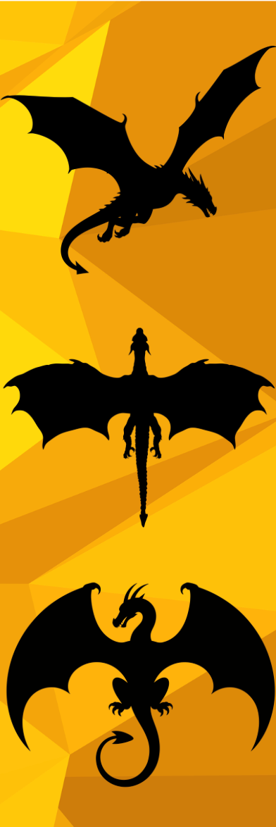 3 Dragons - Bookmark